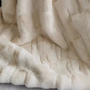 Soft Mocha Faux Fur Blanket
