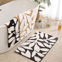 Zyphire Leaf Pattern Bath Mat