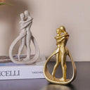 Embrace Resin Couple Sculpture