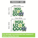 You Look Good' Bath Mat