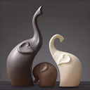 Modern Grace Elephant Sculptures