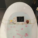Adjustable Stainless Steel Bathtub Caddy Tray