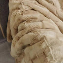 Soft Mocha Faux Fur Blanket