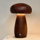 Wooden Mushroom Lamp