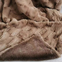 Soft Mocha Faux Fur Blanket