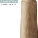Heirloom Carved Wooden Candle Holders