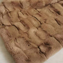 Soft Mocha Faux Fur Blanket