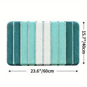 Lumiére Striped Absorbent Bath Mat