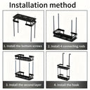 Stainless Steel Bathroom Hanging Caddy Rack