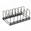 Iron Dish Pot Lid and Utensils Storage Rack
