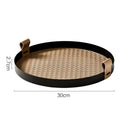 Nordic-Inspired Rattan Weave Tray