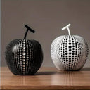 Luxurious Polka Dot Apple Sculpture