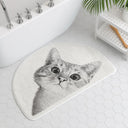 Peeping Kitty Bath Mat