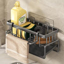 Wall Mounted Sponge Soap Dish Towel Rack