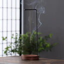 Wooden Incense Burner with Metal Holder
